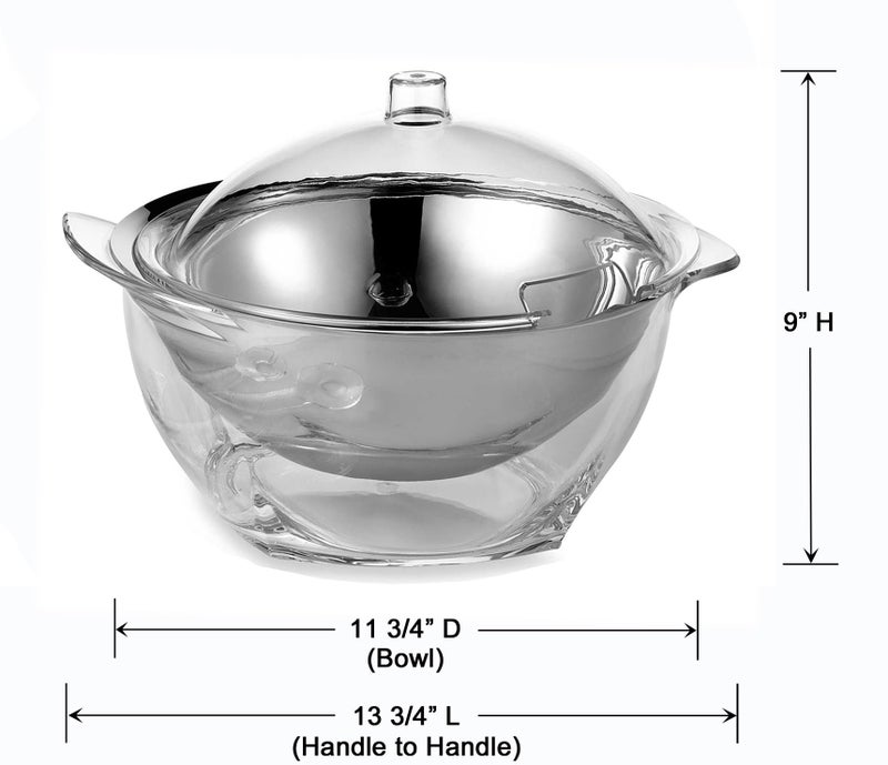 Prodyne BOWL, ICED Salad-4 Qt, Off-white - Image 2